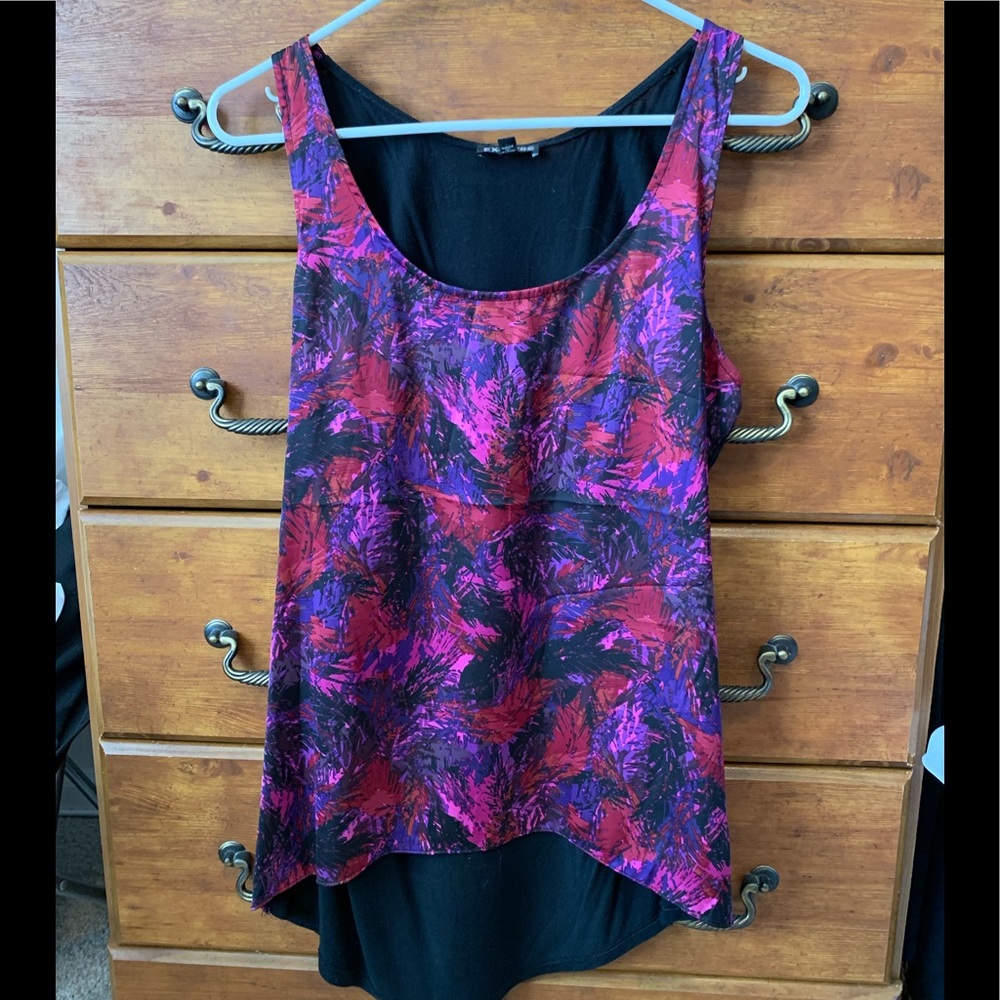 Express patterned tank top